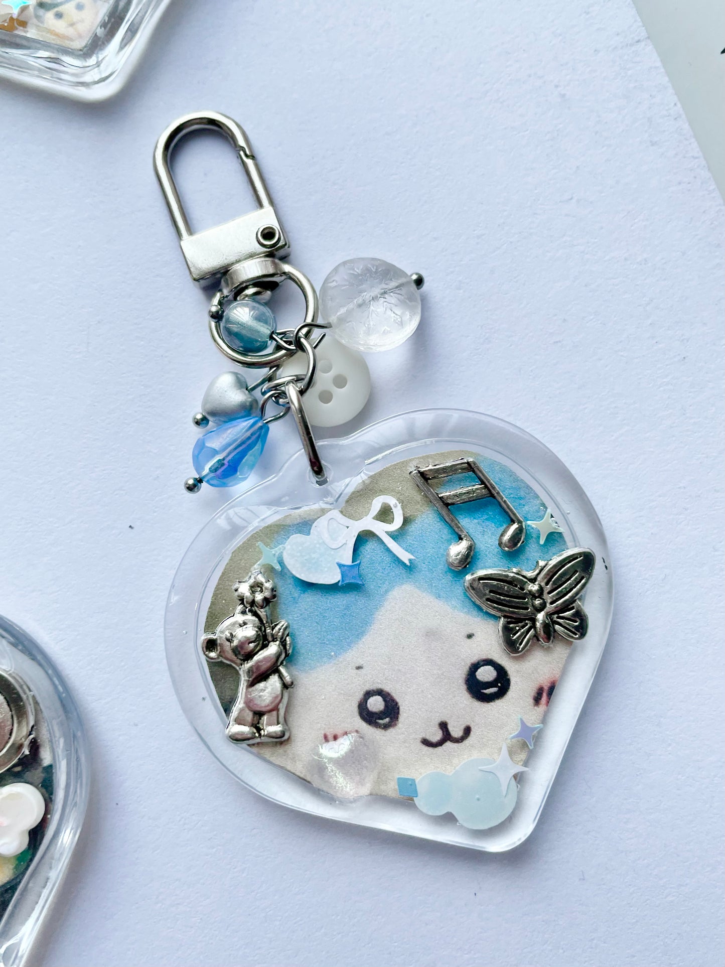 cat and creature keychains