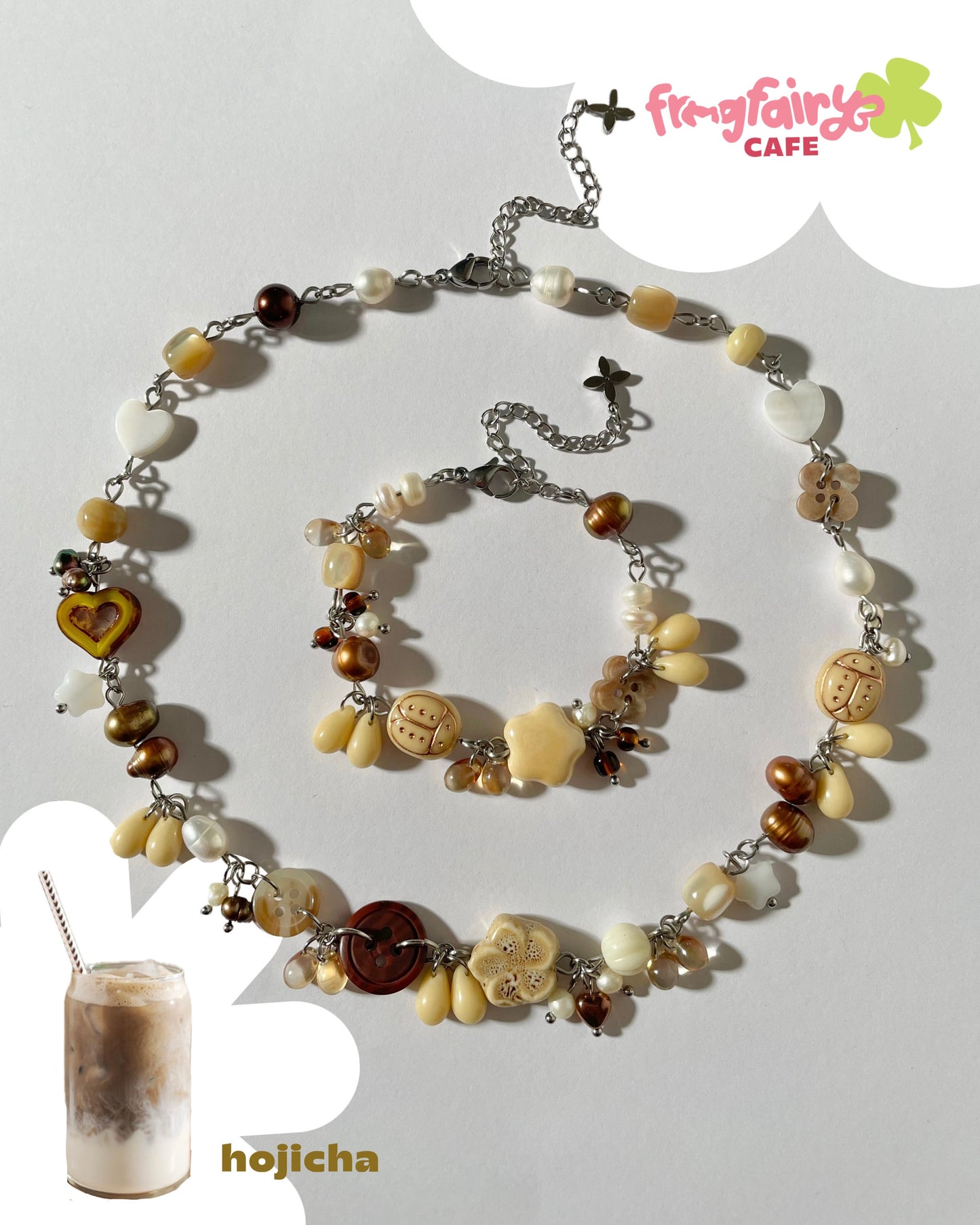 hojicha necklace