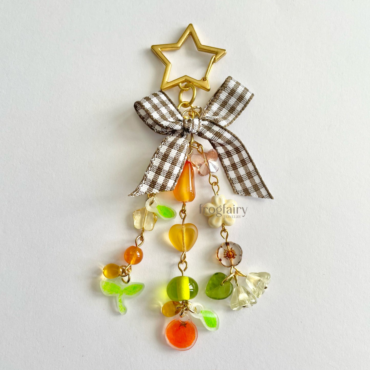 fruit picnic keychains