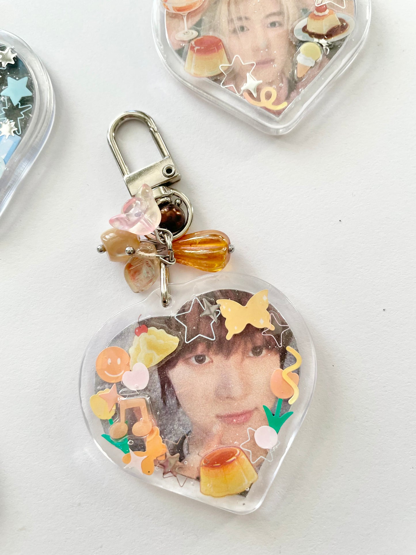 kpop boy group keychains (assorted)