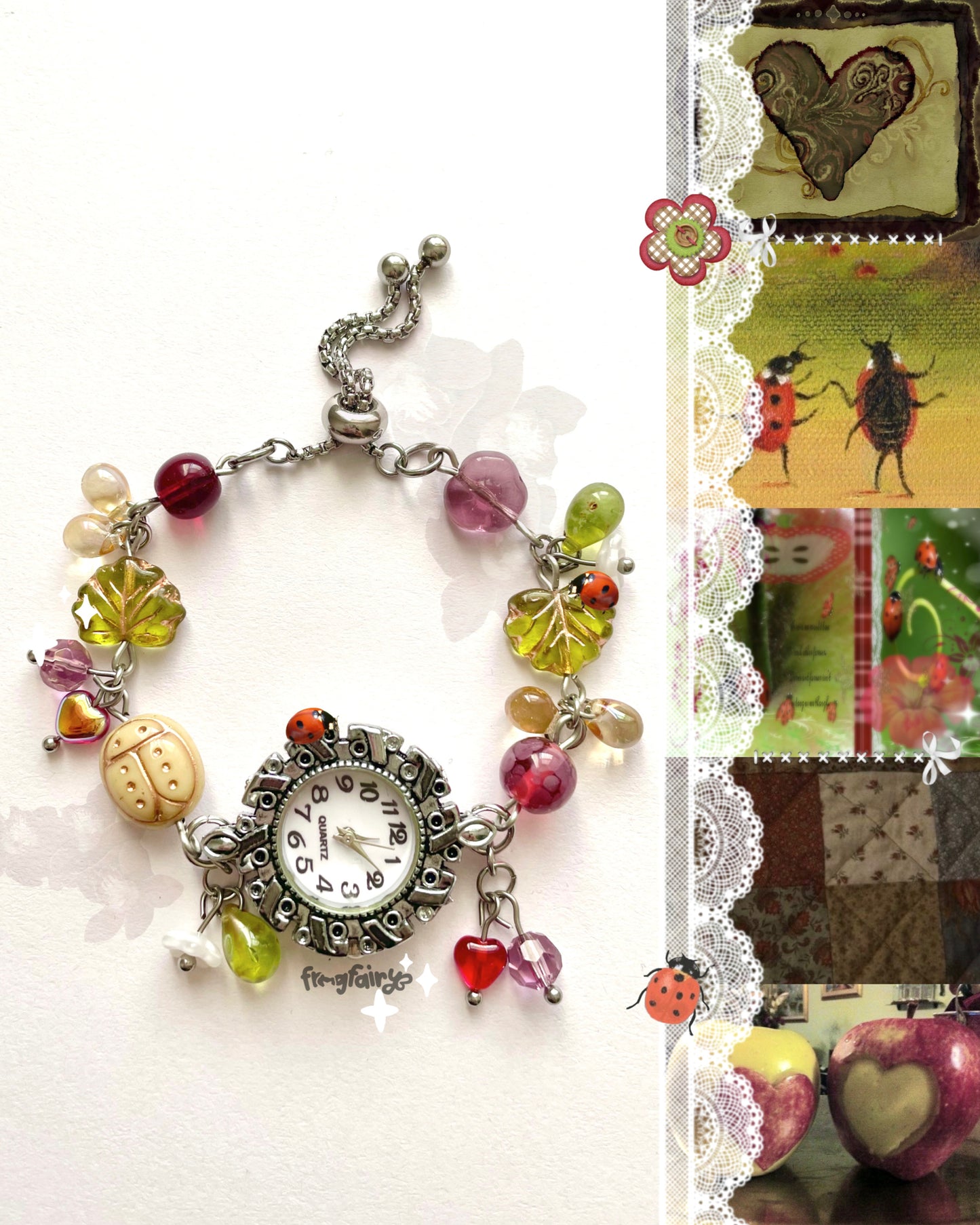 whimsy bug watch bracelet