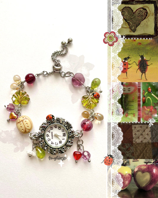 whimsy bug watch bracelet