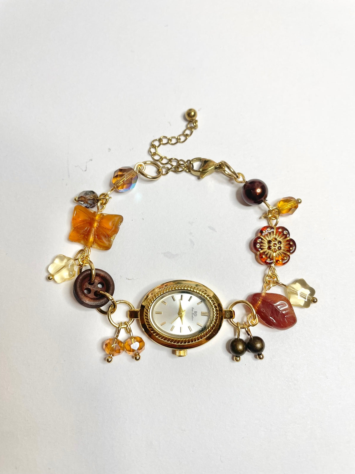 fallen leaves watch bracelet