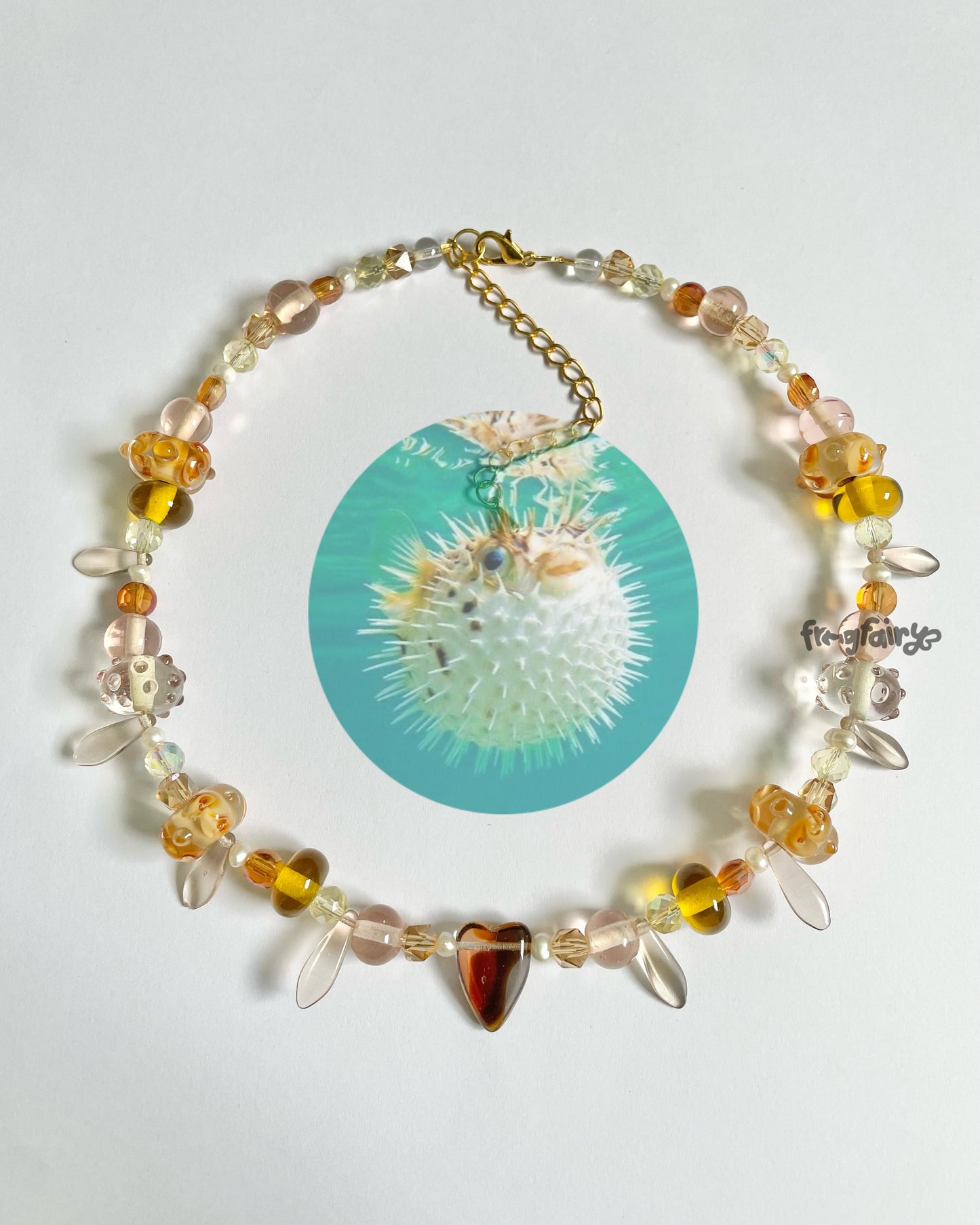 pufferfish necklace