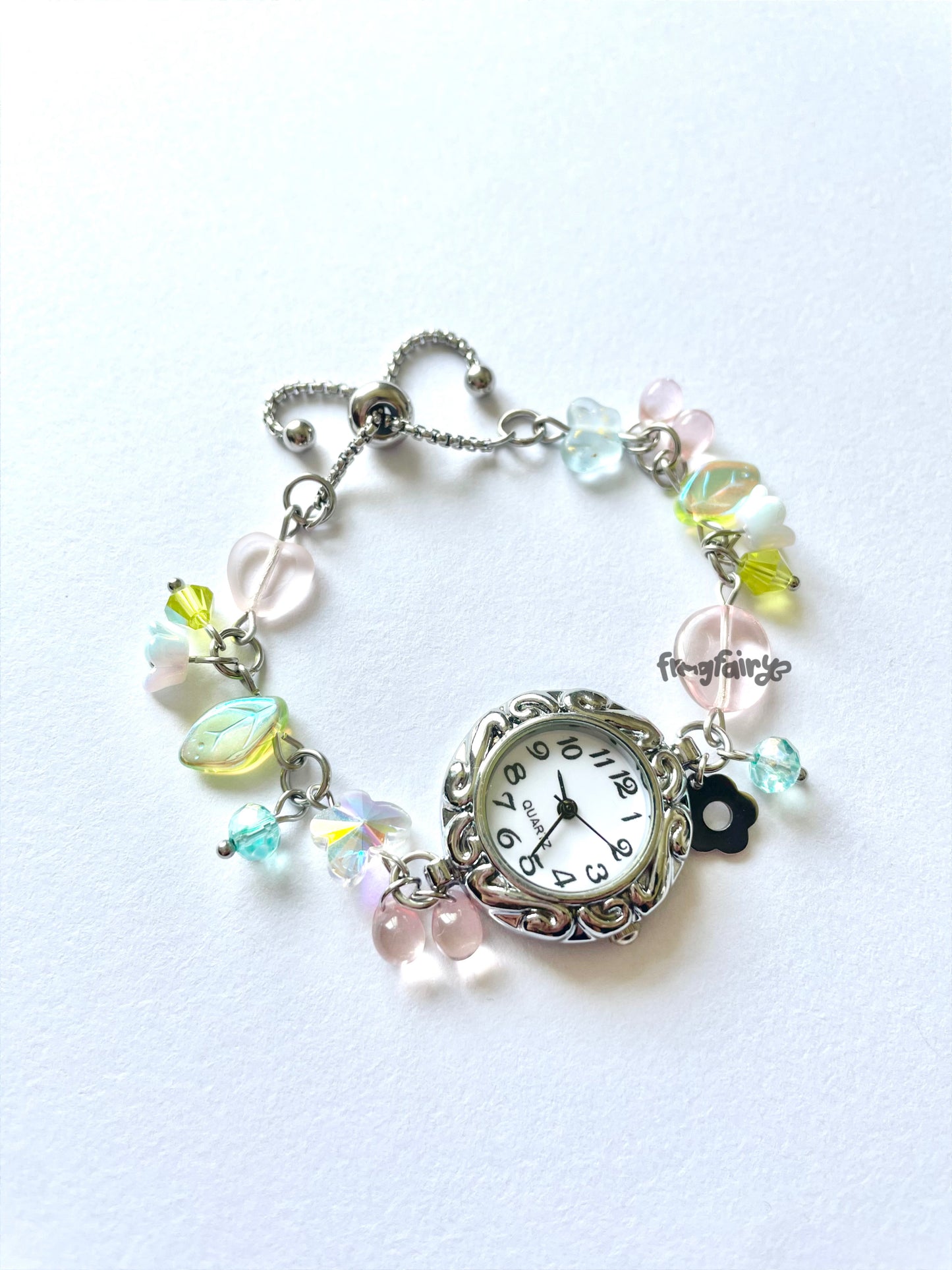 fairy garden watch bracelet
