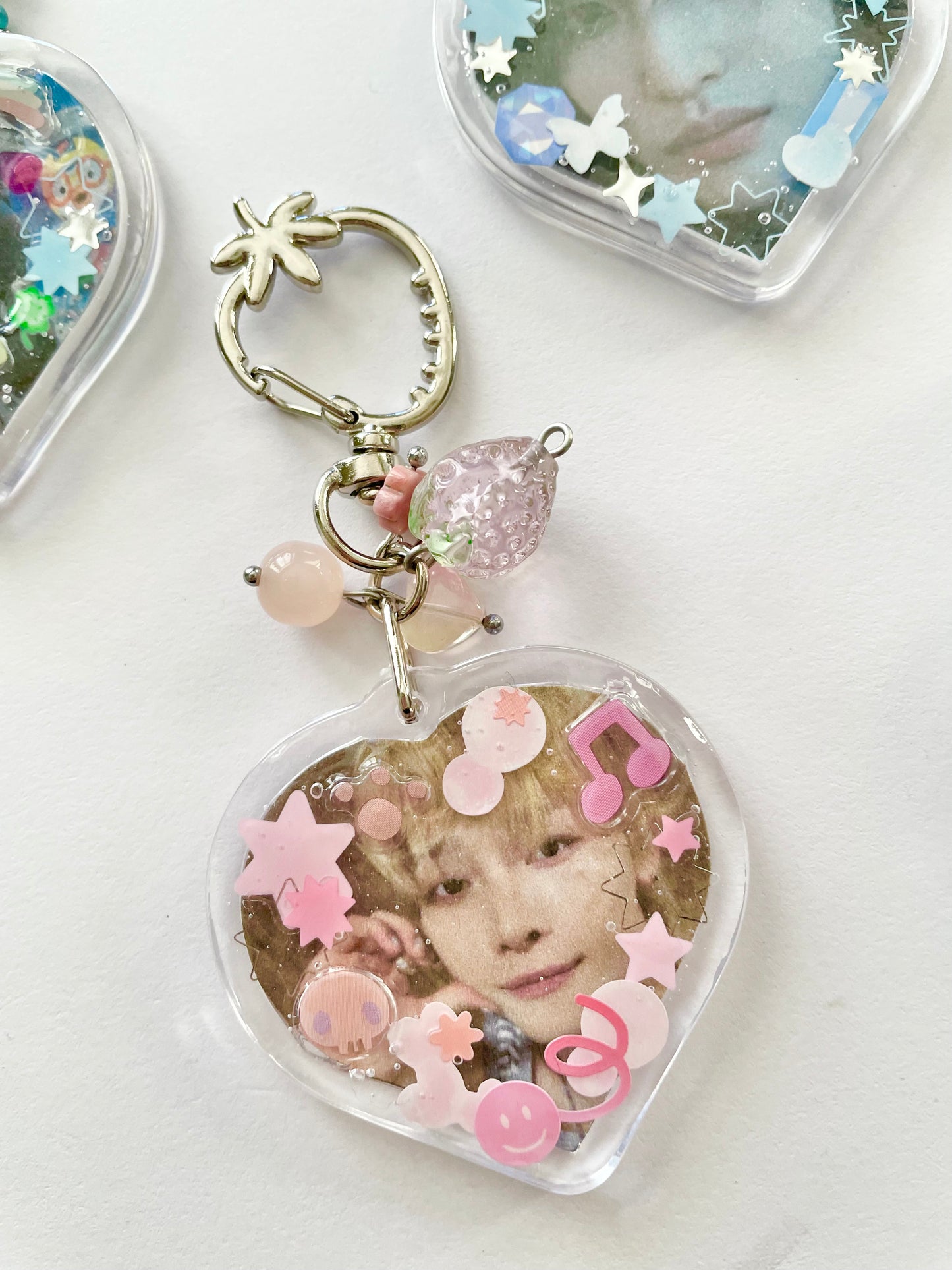 kpop boy group keychains (assorted)
