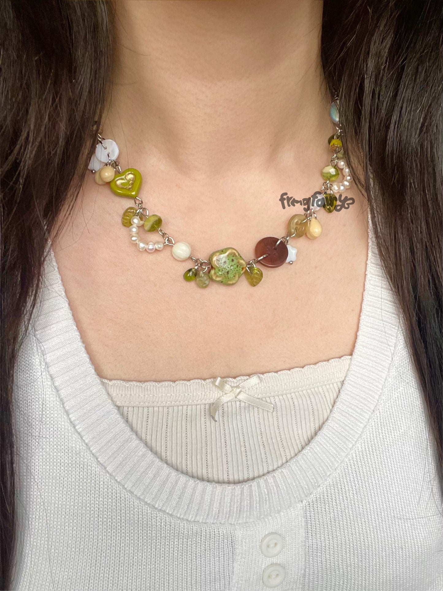 matcha necklace