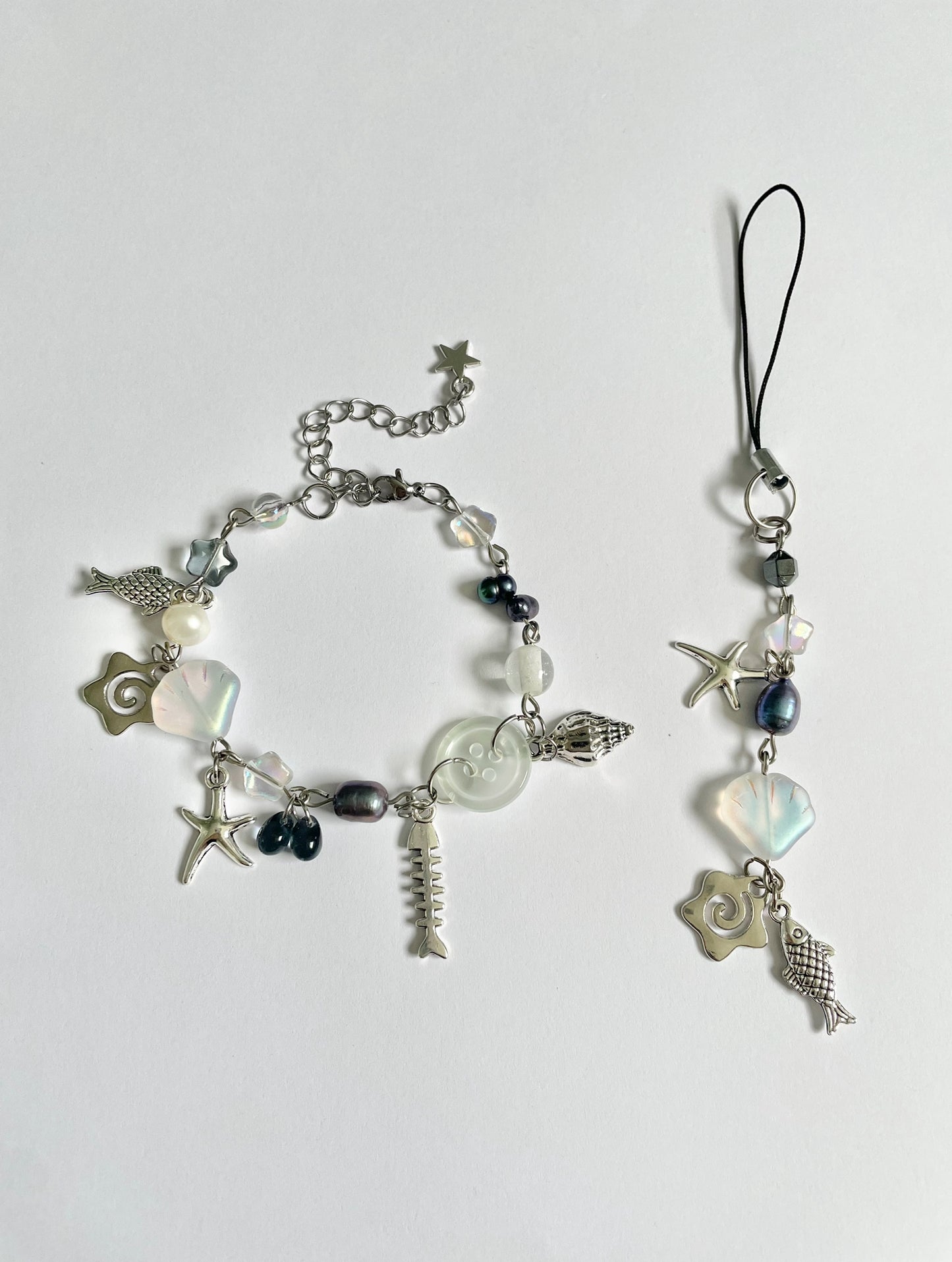 ocean bracelet/phone charm