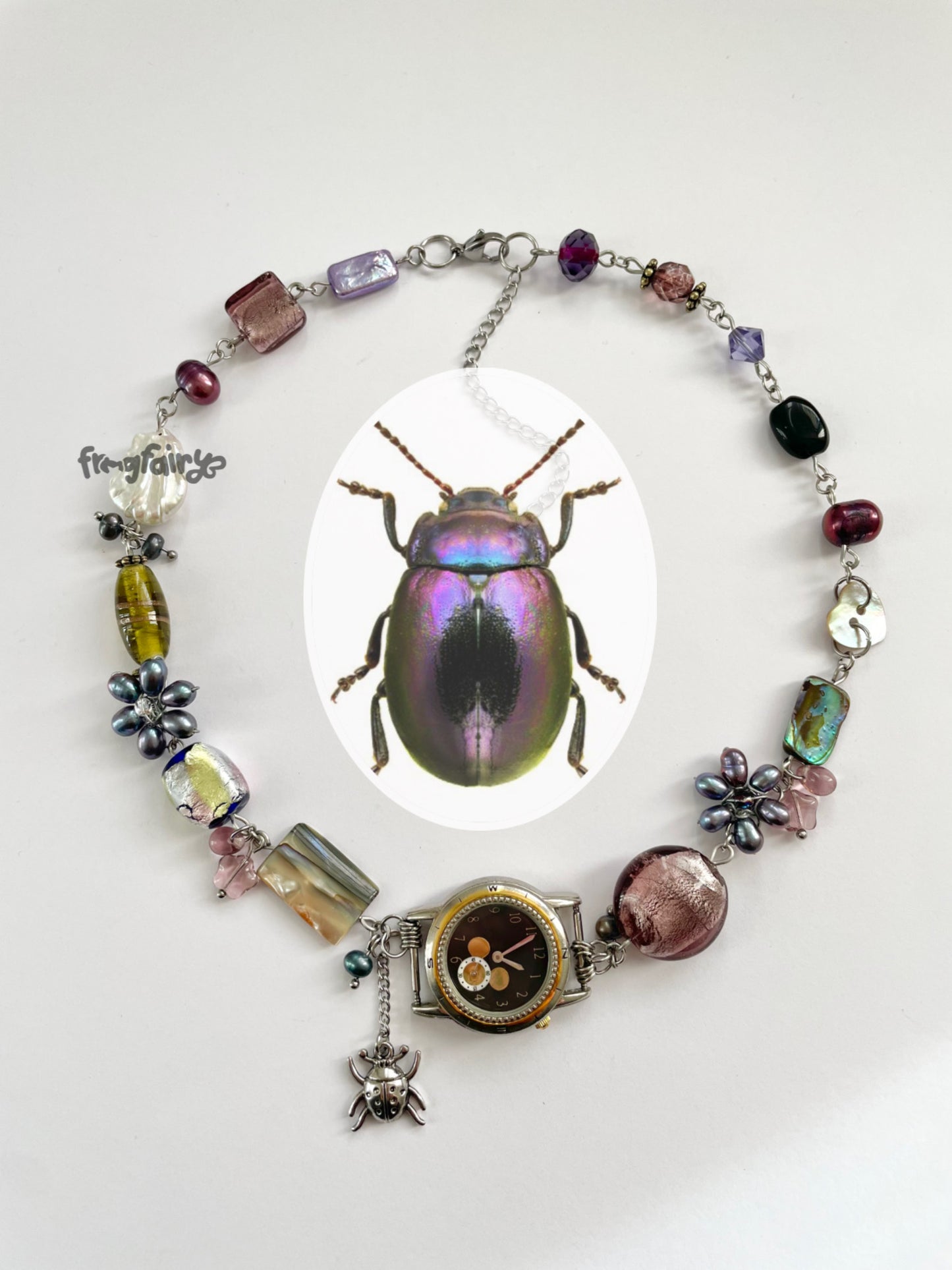 beetle necklace