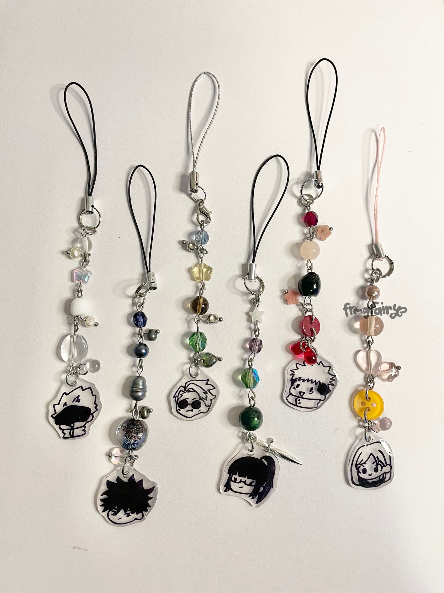 jujutsu kaisen phone charms