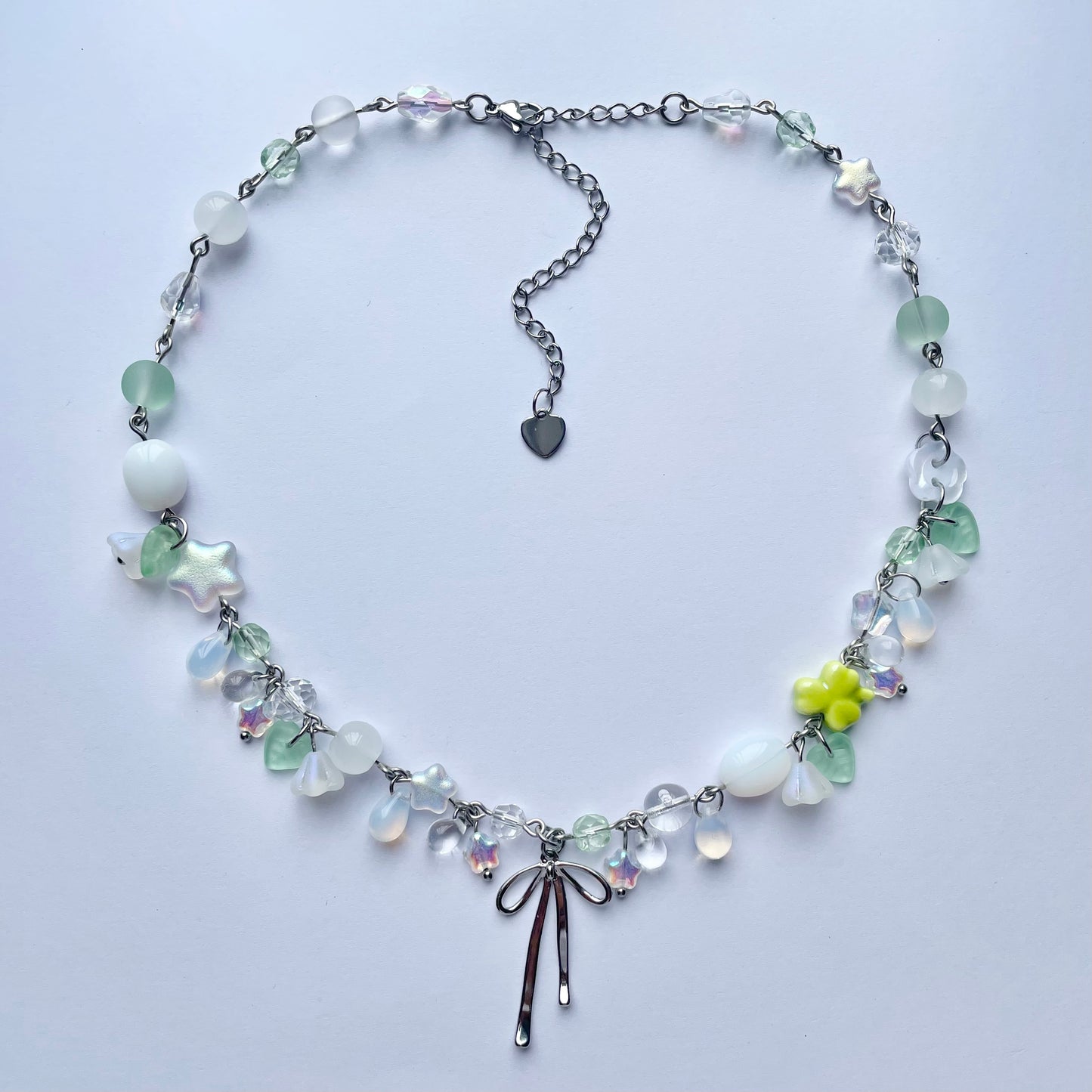 white clover necklace