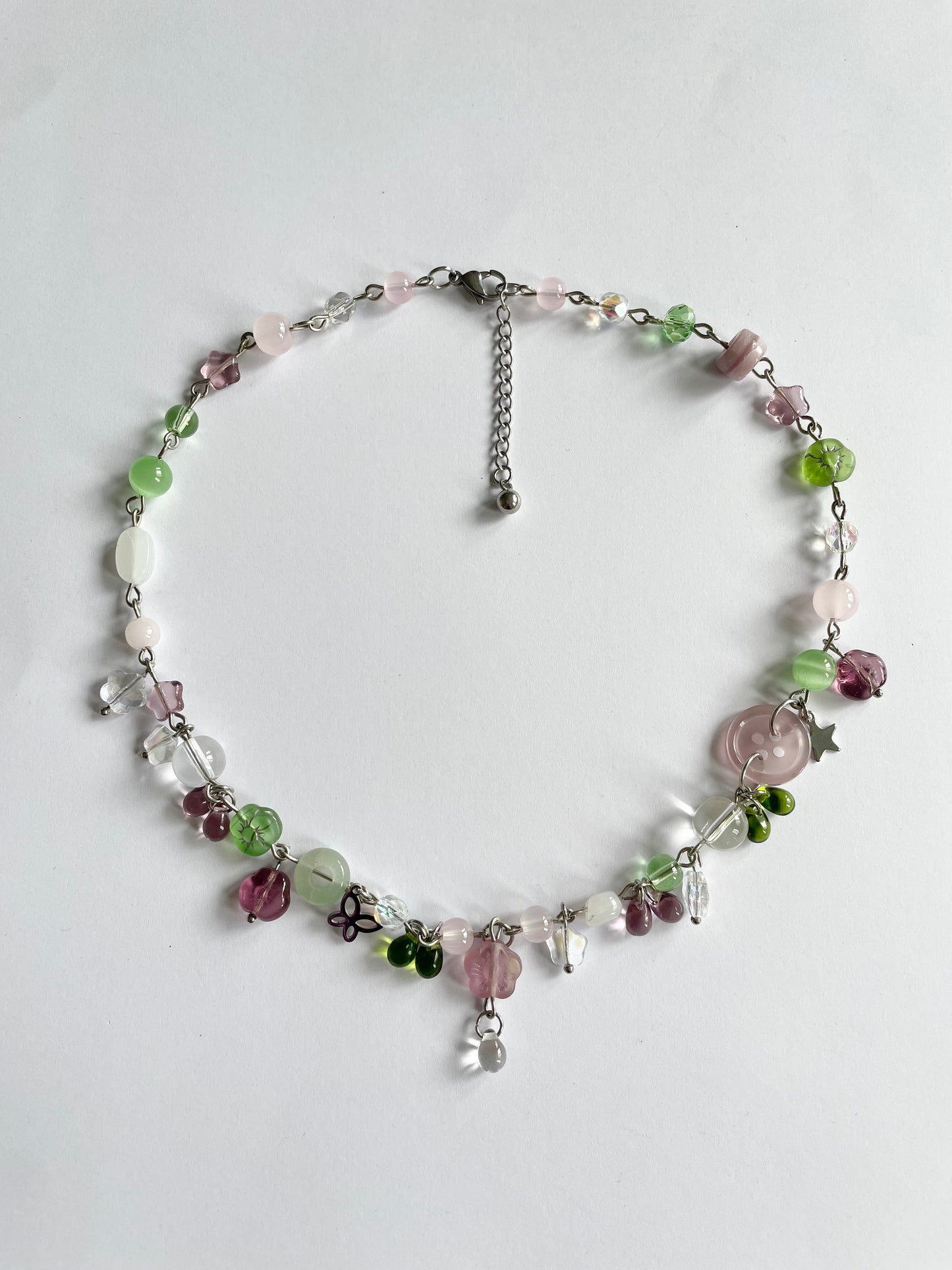 pansy necklace