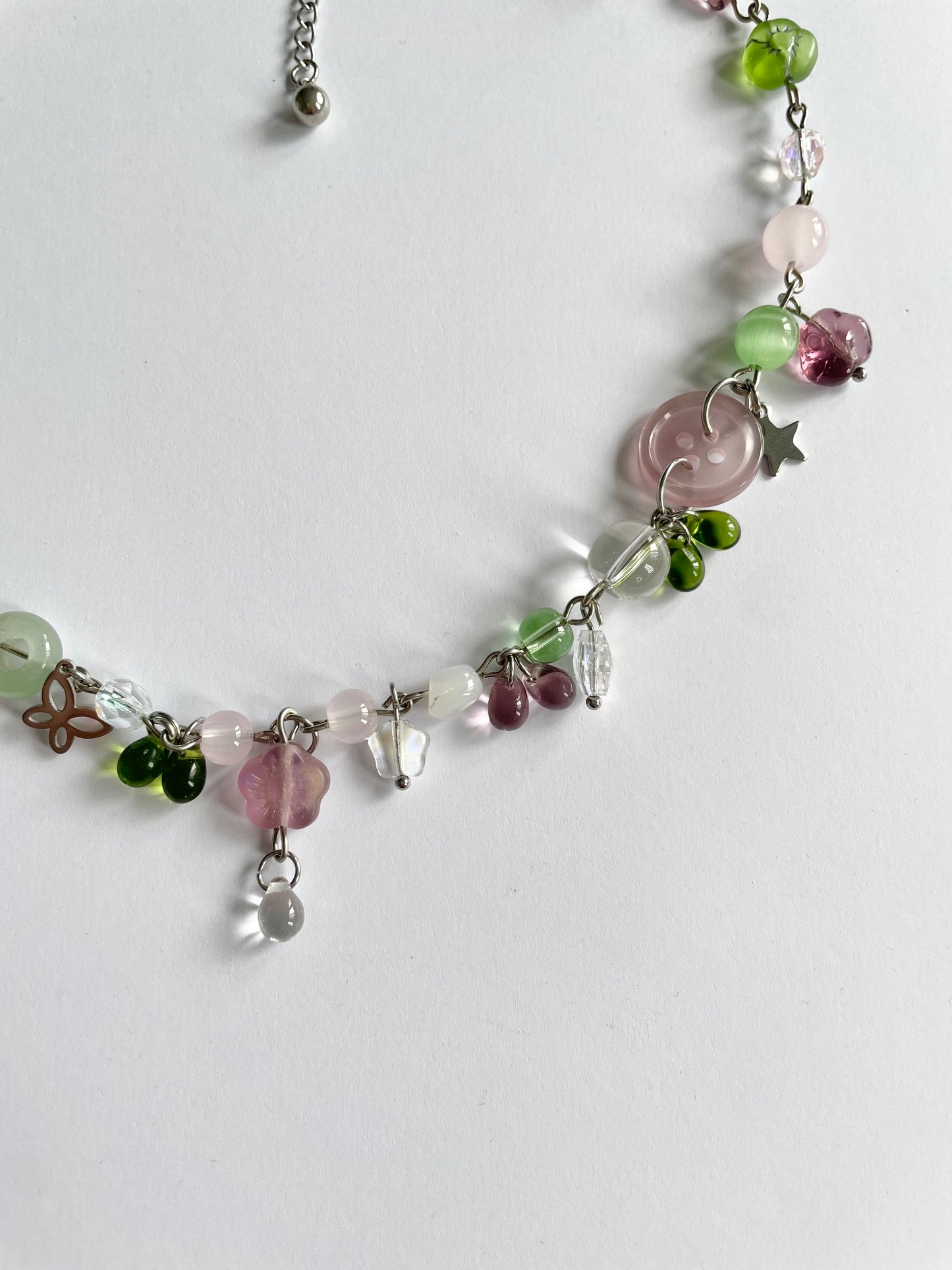 pansy necklace