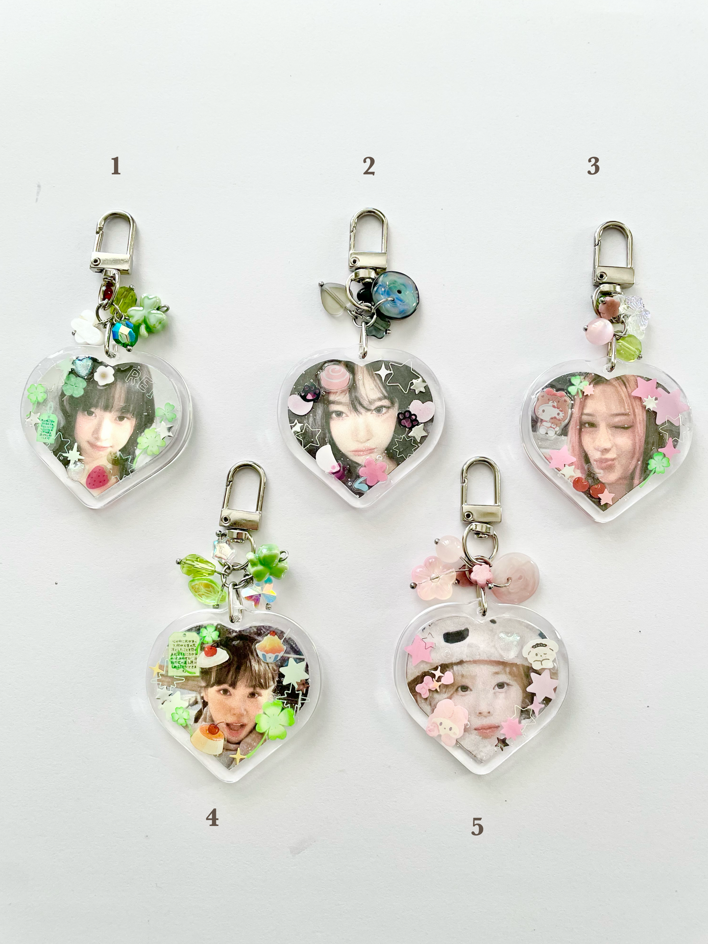 kpop girl group keychains (assorted)
