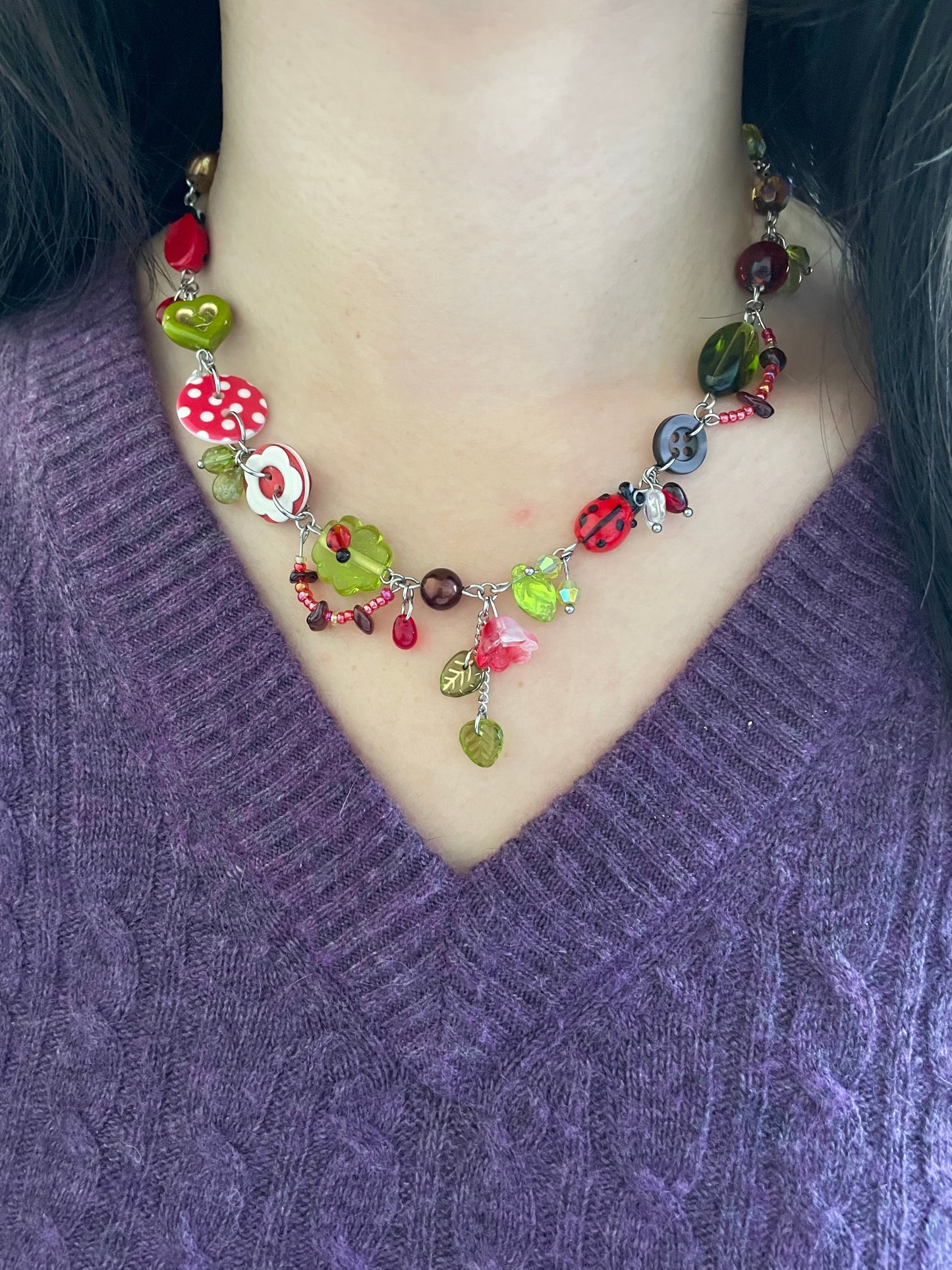 ladybug necklace