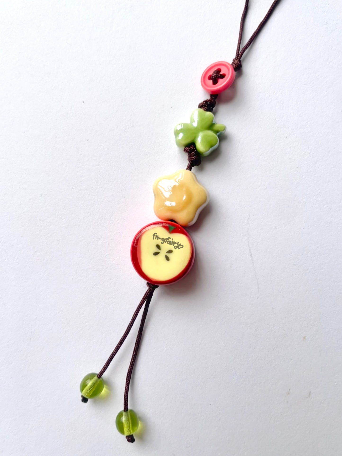 apple phone charm