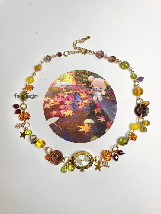 autumn watch necklace