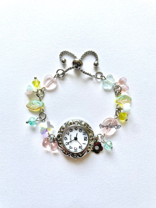 fairy garden watch bracelet