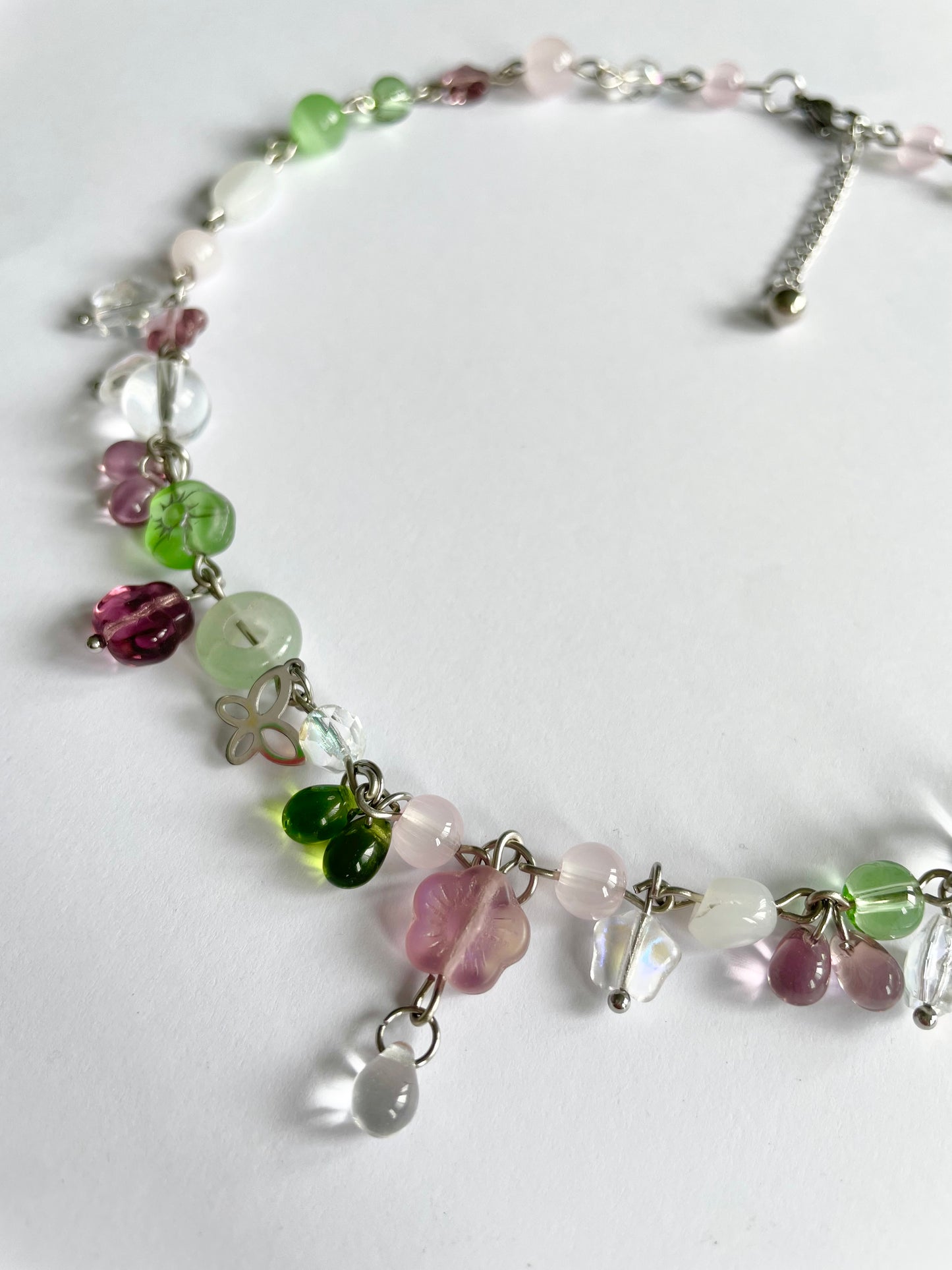 pansy necklace